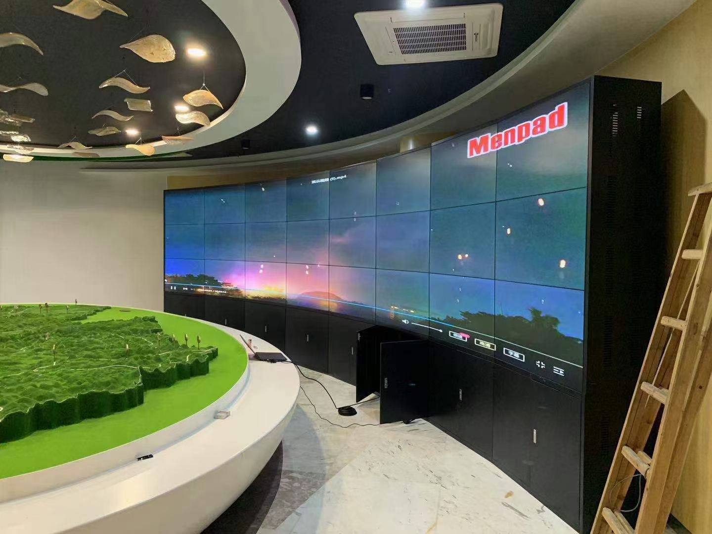 恩平拼接屏安装案例展示